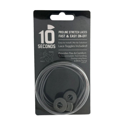 10 Seconds Elastic Shoelace - Grey Accessories - Shoe Lace - The Heel Shoe Fitters