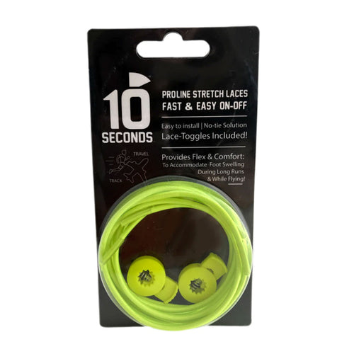 10 Seconds Elastic Shoelace - Neon Yellow Accessories - Shoe Lace - The Heel Shoe Fitters