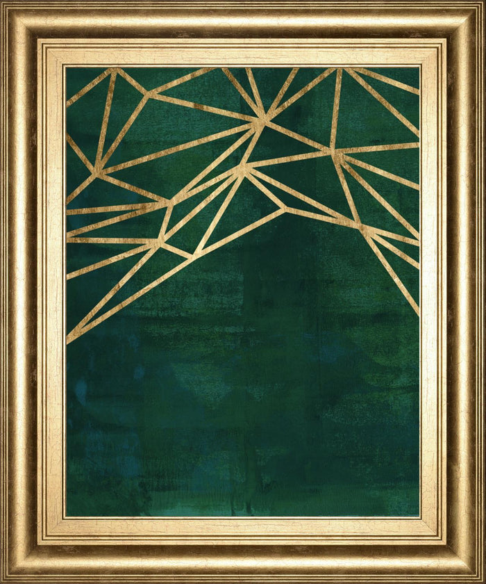 22x26 Jungle Web I By Jacob - Dark Green