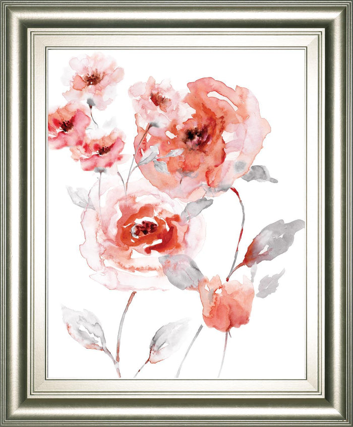 22x26 Translucent Blush II By Nan - Pink