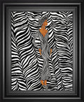 22x26 Zebra Inspired Fashion By Dexter Griffin - Black