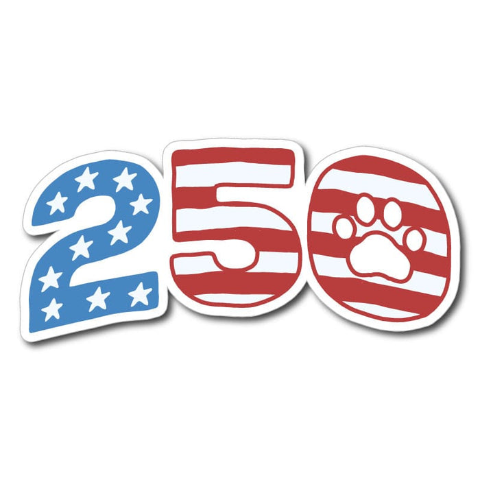 250 Paw - Sticker