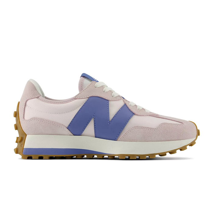 New Balance 327 Sneaker (Women) - Pink Salt/Fairweather Blue Athletic - Casual - Lace Up - The Heel Shoe Fitters