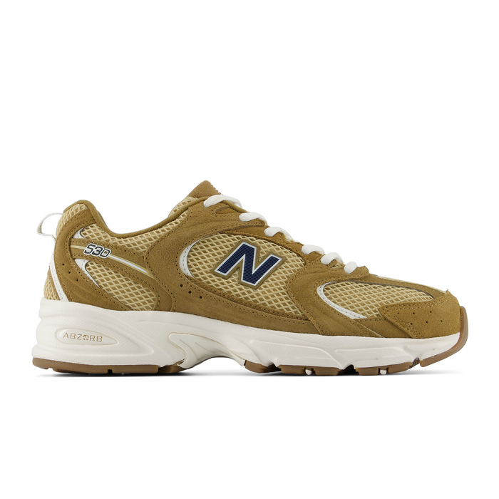 New Balance 530 Sneaker (Unisex) - Bark/Quicksand/NB Navy Athletic - Casual - Lace Up - The Heel Shoe Fitters