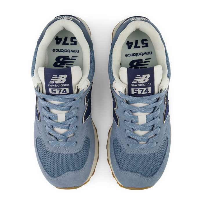 New Balance 574 Sneaker (Women) - NB Navy/Light Arctic Grey Athletic - Casual - Lace Up - The Heel Shoe Fitters