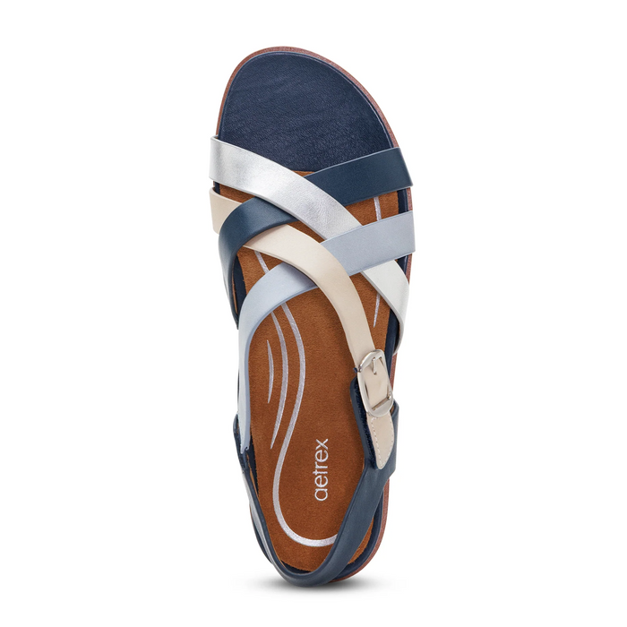 Aetrex Carmen Backstrap Sandal (Women) Sandal - Backstrap - The Heel Shoe Fitters
