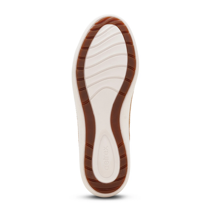 Aetrex Charlotte Sneaker (Women) - Mauve Nubuck Athletic - Casual - Lace Up - The Heel Shoe Fitters