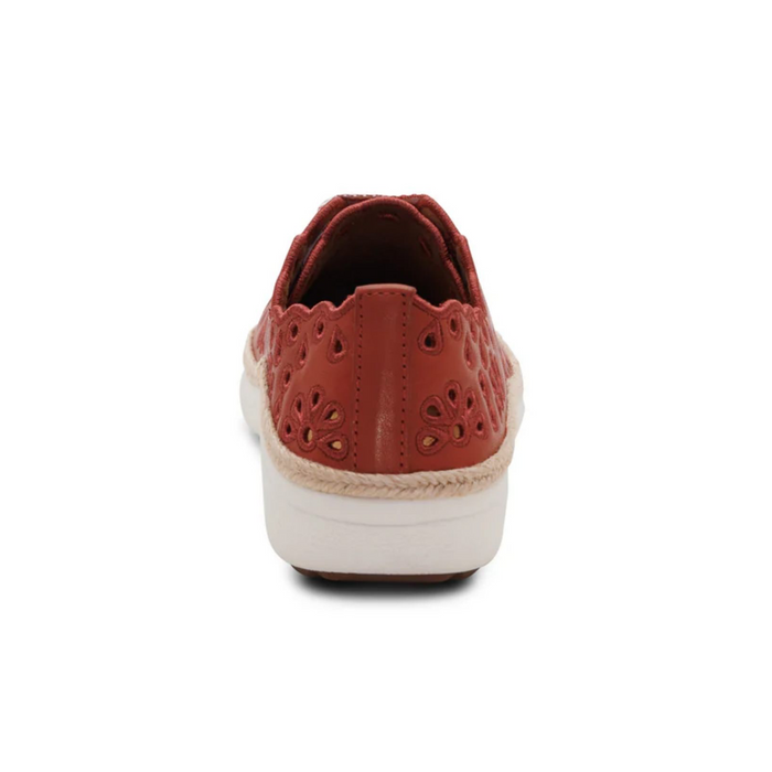 Aetrex Charlotte Sneaker (Women) - Terracotta Athletic - Casual - Lace Up - The Heel Shoe Fitters