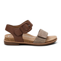 Aetrex Claire Backstrap Sandal (Women) - Taupe Multi Sandal - Backstrap - The Heel Shoe Fitters