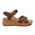 Aetrex Flora Wedge Sandal (Women) Sandal - Heel/Wedge - The Heel Shoe Fitters