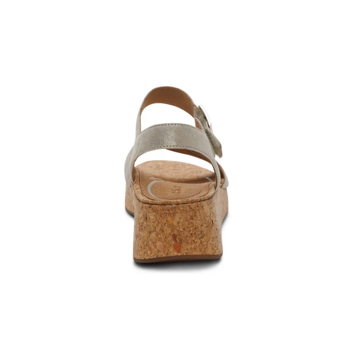 Aetrex Flora Wedge Sandal (Women) - Champagne Sandal - Heel/Wedge - The Heel Shoe Fitters