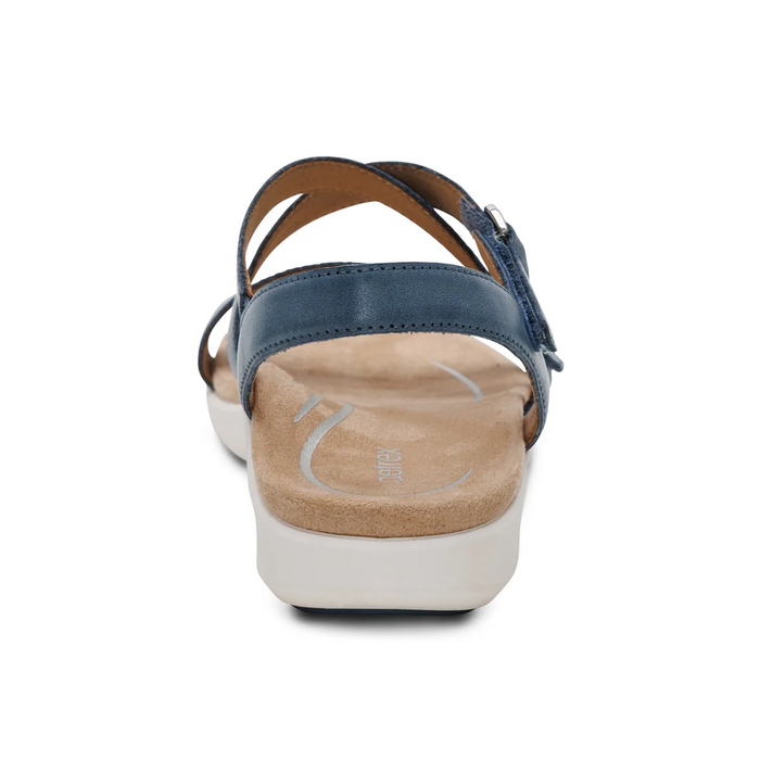 Aetrex Hadley Backstrap Sandal (Women) - Hazy Blue Sandal - Backstrap - The Heel Shoe Fitters