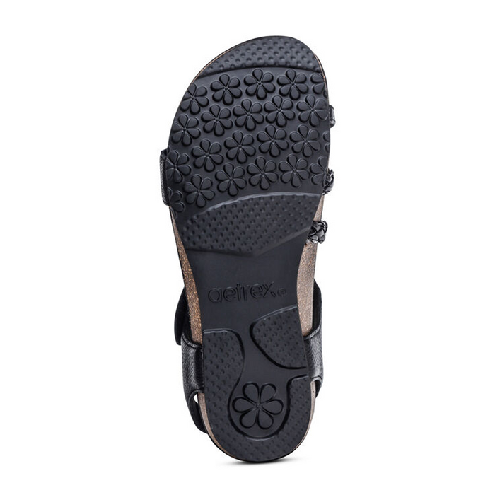 Aetrex Jillian Braided Backstrap Sandal (Women) Sandal - Backstrap - The Heel Shoe Fitters