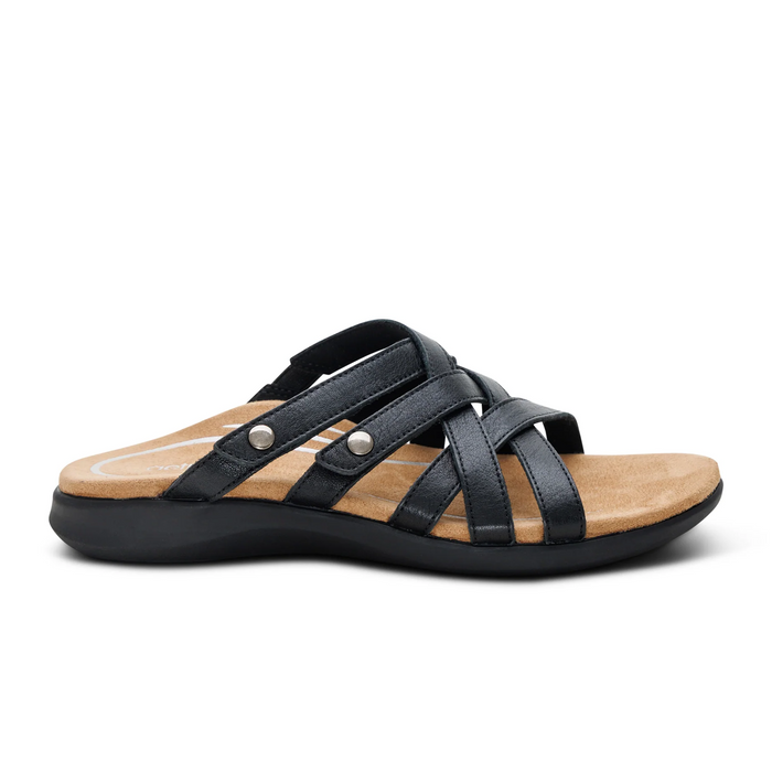 Aetrex Kasey Slide Sandal (Women) Sandal - Slide - The Heel Shoe Fitters