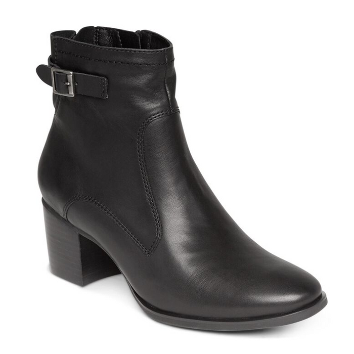 Aetrex Rubi Heeled Ankle Boot (Women) - Black Boots - Fashion - Ankle Boot - The Heel Shoe Fitters