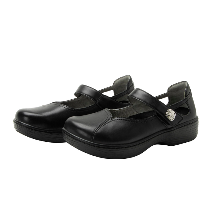 Alegria Onika Mary Jane (Women) - Black Dress-Casual - Slip On - The Heel Shoe Fitters