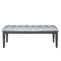 Allura Bed Bench in Gray 1916GY-FBH