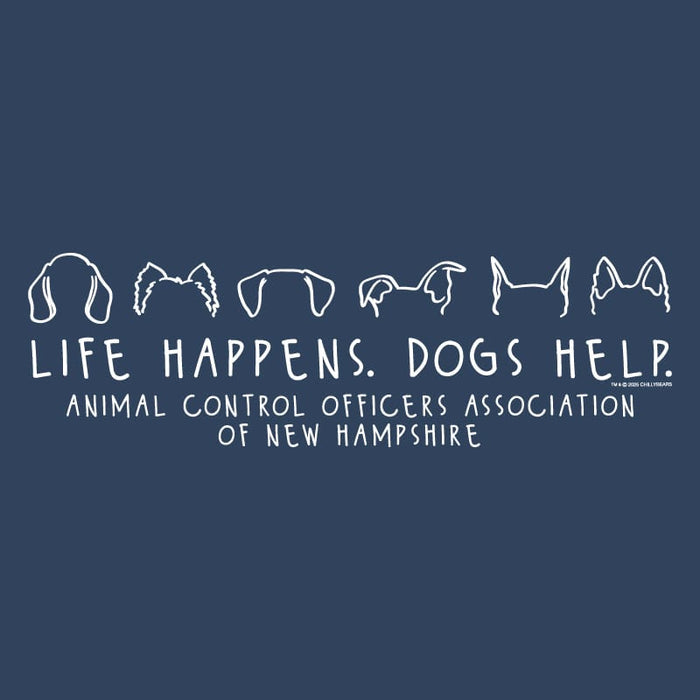 Animal Control Officers Association of New Hampshire - Ladies T-Shirt V-Neck