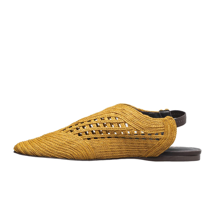 Antelope Daisy Slingback (Women) - Mustard Dress-Casual - Clogs & Mules - The Heel Shoe Fitters