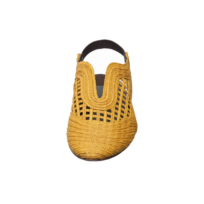 Antelope Daisy Slingback (Women) - Mustard Dress-Casual - Clogs & Mules - The Heel Shoe Fitters