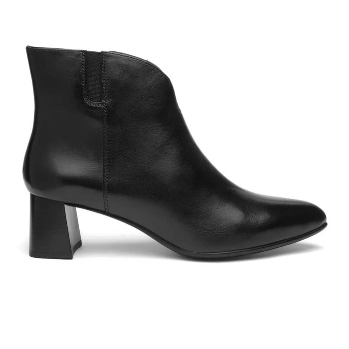 Ara Acanthus Heeled Boot (Women) - Black Calf Boots - Casual - Low - The Heel Shoe Fitters