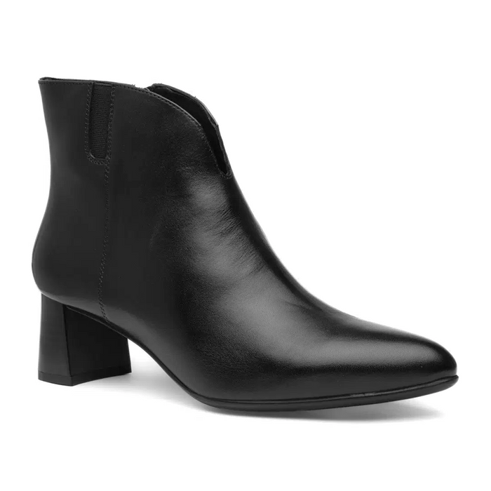 Ara Acanthus Heeled Boot (Women) - Black Calf Boots - Casual - Low - The Heel Shoe Fitters