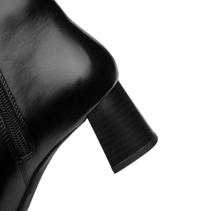 Ara Acanthus Heeled Boot (Women) - Black Calf Boots - Casual - Low - The Heel Shoe Fitters