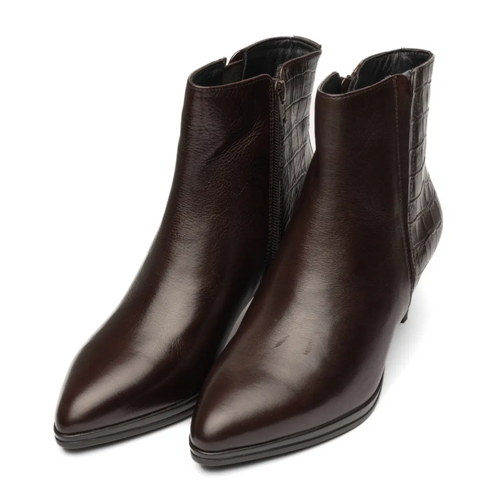 Ara Autumn Heeled Boot (Women) - Cacao Calf Boots - Casual - Low - The Heel Shoe Fitters