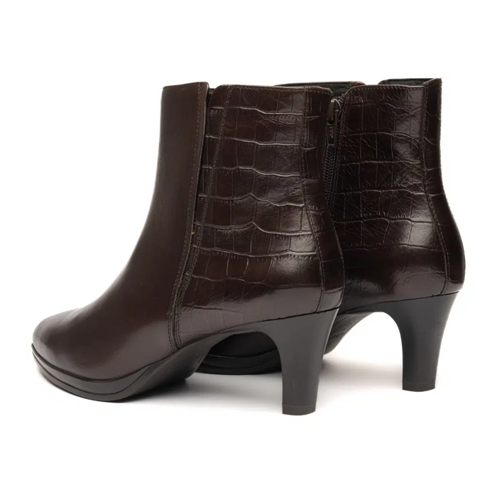 Ara Autumn Heeled Boot (Women) - Cacao Calf Boots - Casual - Low - The Heel Shoe Fitters