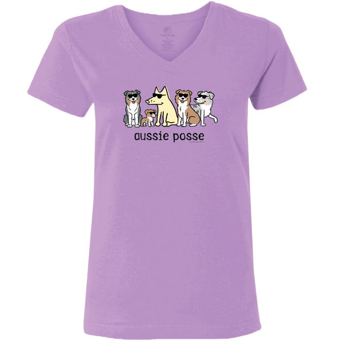 Aussie Posse - Ladies T-Shirt V-Neck