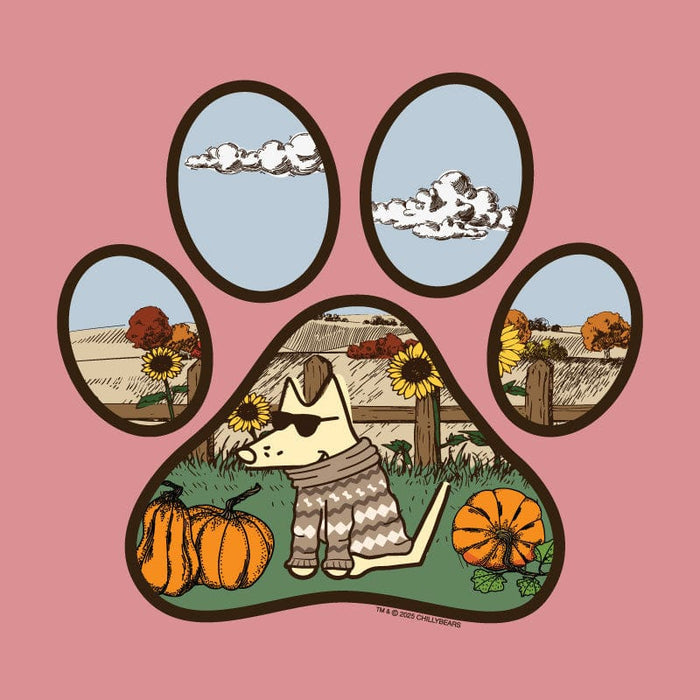 Autumn Paw - Ladies T-Shirt V-Neck