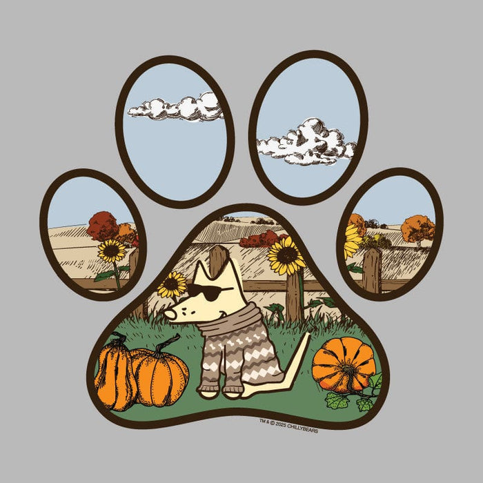 Autumn Paw - Ladies T-Shirt V-Neck