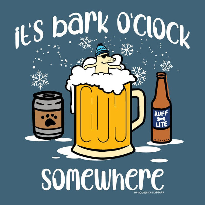 Bark O'Clock Winter - Lightweight Tee