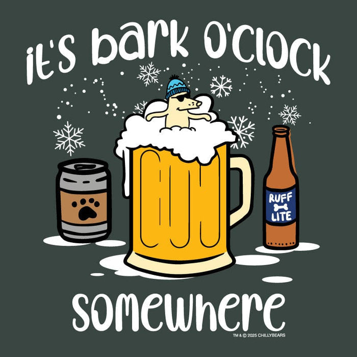 Bark O'Clock Winter - Lightweight Tee