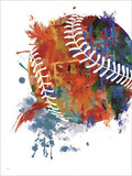 Baseball Splash By Cat Thurman Designs (Small) - Orange