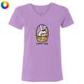Basket Case - Ladies T-Shirt V-Neck