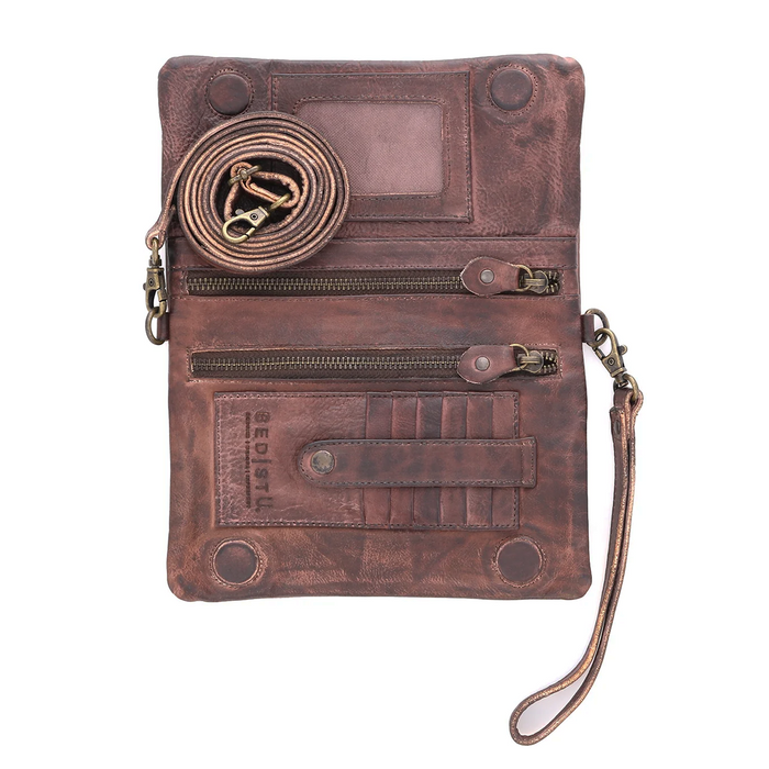 Bed Stu Cadence Clutch (Unisex) - Teak Rustic Accessories - Bags - Wallets - The Heel Shoe Fitters