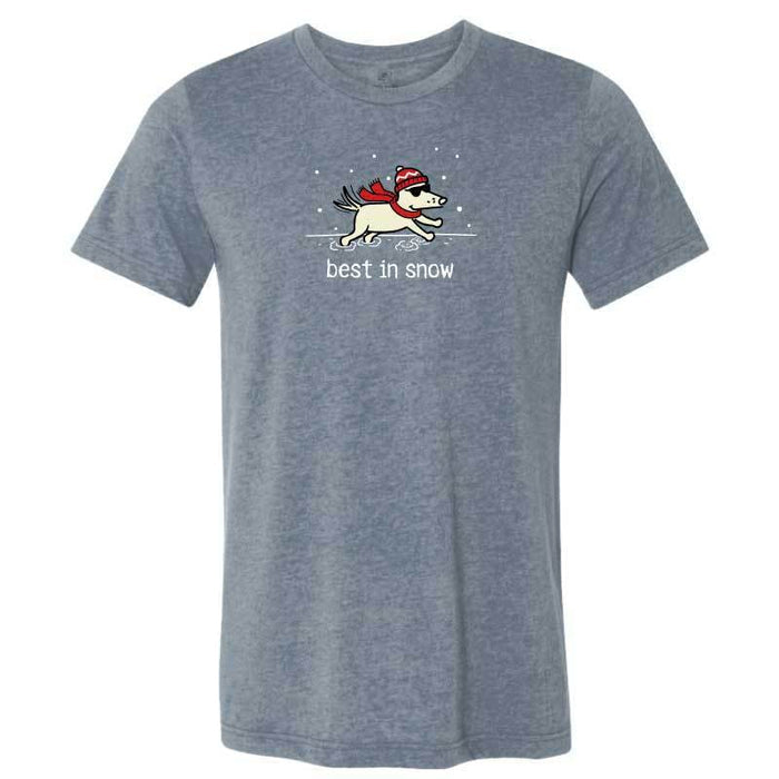 Best In Snow - Lightweight Tee - Teddy the Dog T-Shirts and Gifts