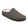 Birkenstock Amsterdam Slipper (Women) - Herringbone Gray/Natural Shearling Dress-Casual - Slipper - The Heel Shoe Fitters