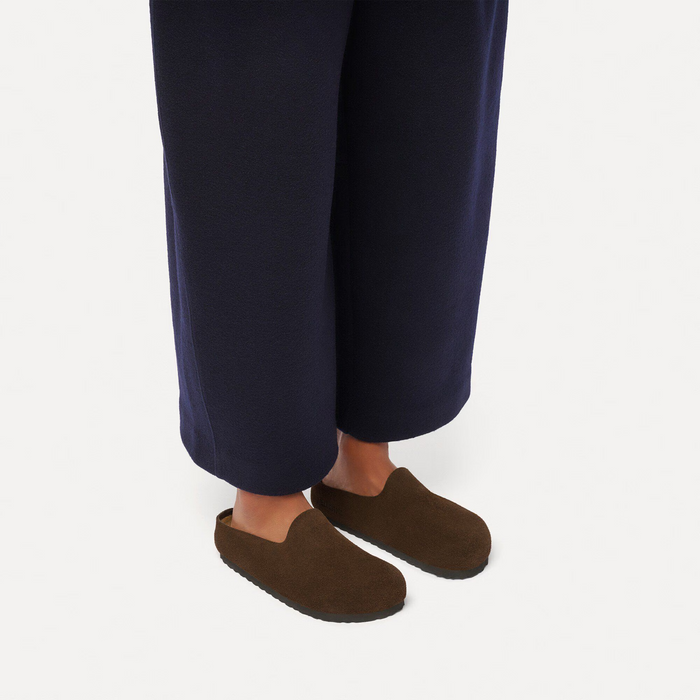 Birkenstock Amsterdam Wrapped Clog (Men) - Carafe Suede Dress-Casual - Clogs & Mules - The Heel Shoe Fitters