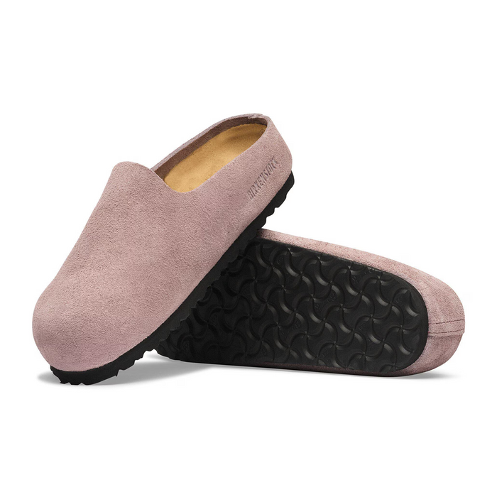 Birkenstock Amsterdam Wrapped Clog (Women) - Faded Purple Suede Dress-Casual - Clogs & Mules - The Heel Shoe Fitters