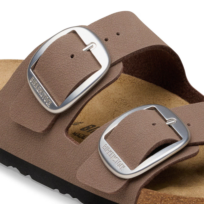 Birkenstock Arizona Big Buckle Slide Sandal (Women) - Mocha Birkibuc Sandal - Slide - The Heel Shoe Fitters