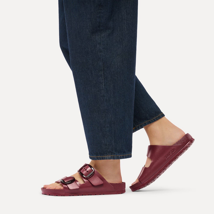 Birkenstock Arizona Big Buckle Slide Sandal (Women) - Zinfandel EVA Sandal - Slide - The Heel Shoe Fitters