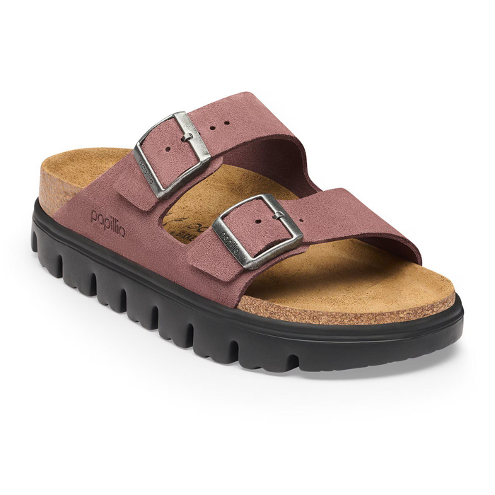 Birkenstock Arizona Chunky Slide Sandal (Women) - Pepper Suede Sandal - Slide - The Heel Shoe Fitters