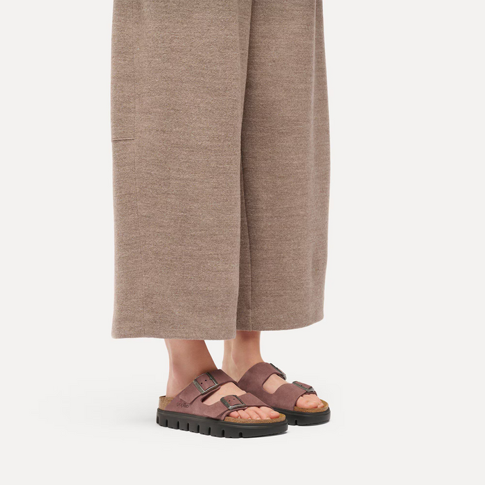 Birkenstock Arizona Chunky Slide Sandal (Women) - Pepper Suede Sandal - Slide - The Heel Shoe Fitters