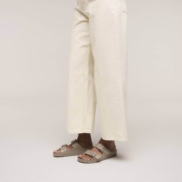 Birkenstock Arizona Slide Sandal (Men) - Gray Taupe EVA Sandal - Slide - The Heel Shoe Fitters