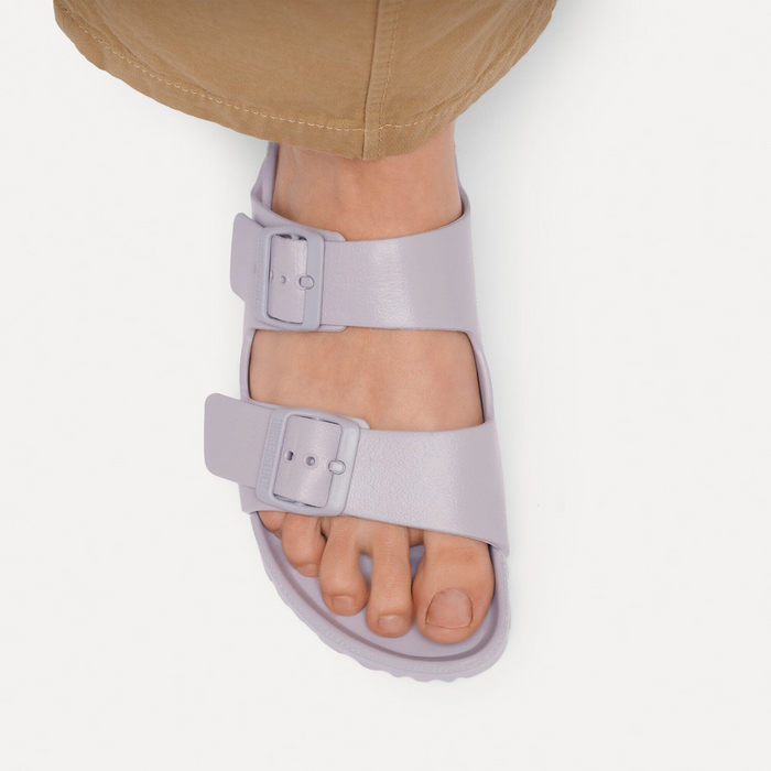 Birkenstock Arizona Slide Sandal (Women) - Lavender Sky EVA Sandal - Slide - The Heel Shoe Fitters