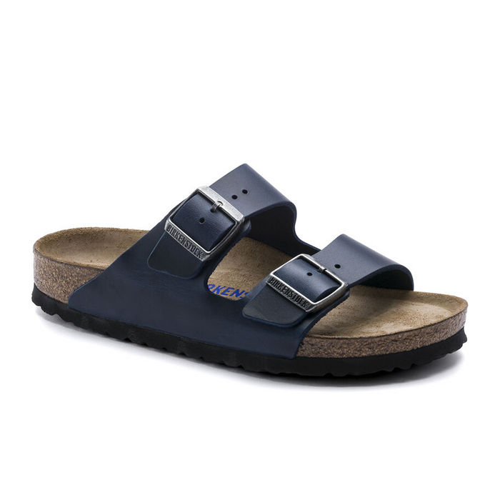 Birkenstock Arizona Soft Footbed Oiled Leather Slide Sandal (Unisex) Sandal - Slide - The Heel Shoe Fitters