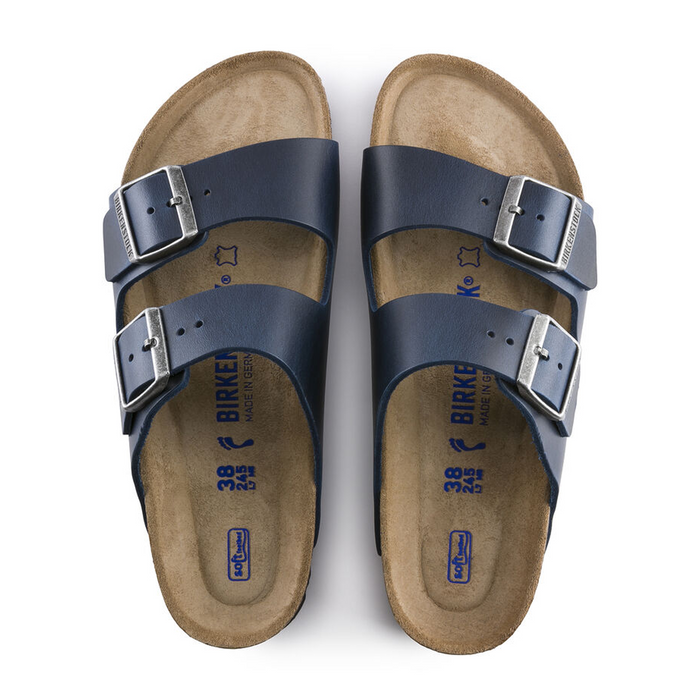 Birkenstock Arizona Soft Footbed Oiled Leather Slide Sandal (Unisex) Sandal - Slide - The Heel Shoe Fitters