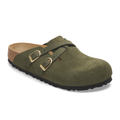 Birkenstock Blair Clog (Women) - Thyme Suede Dress-Casual - Clogs & Mules - The Heel Shoe Fitters